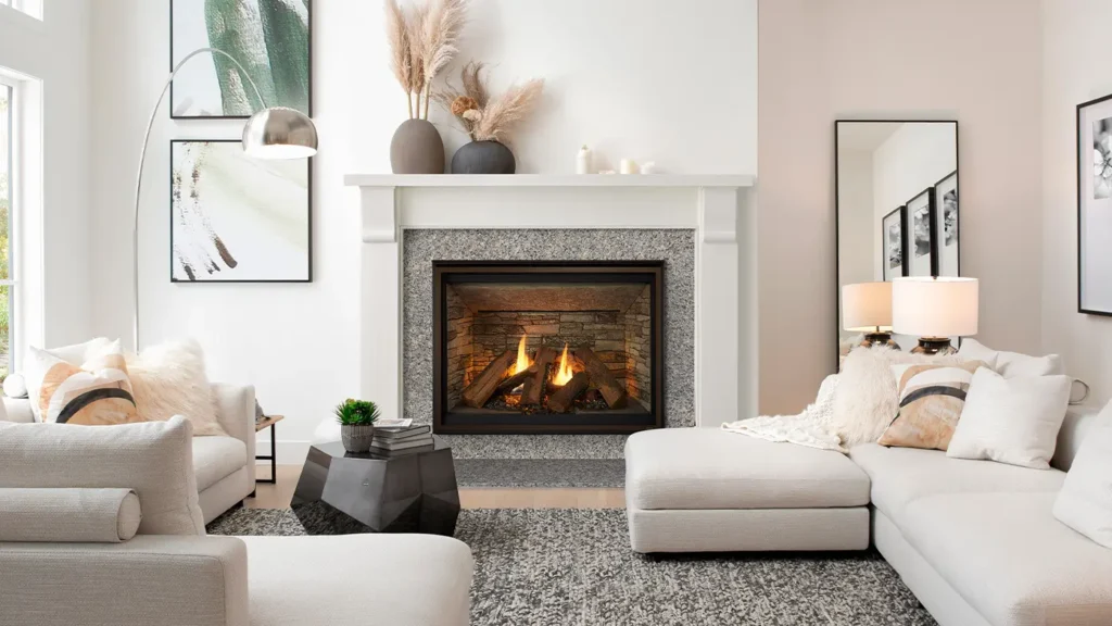 traditional gas fireplace - meridian