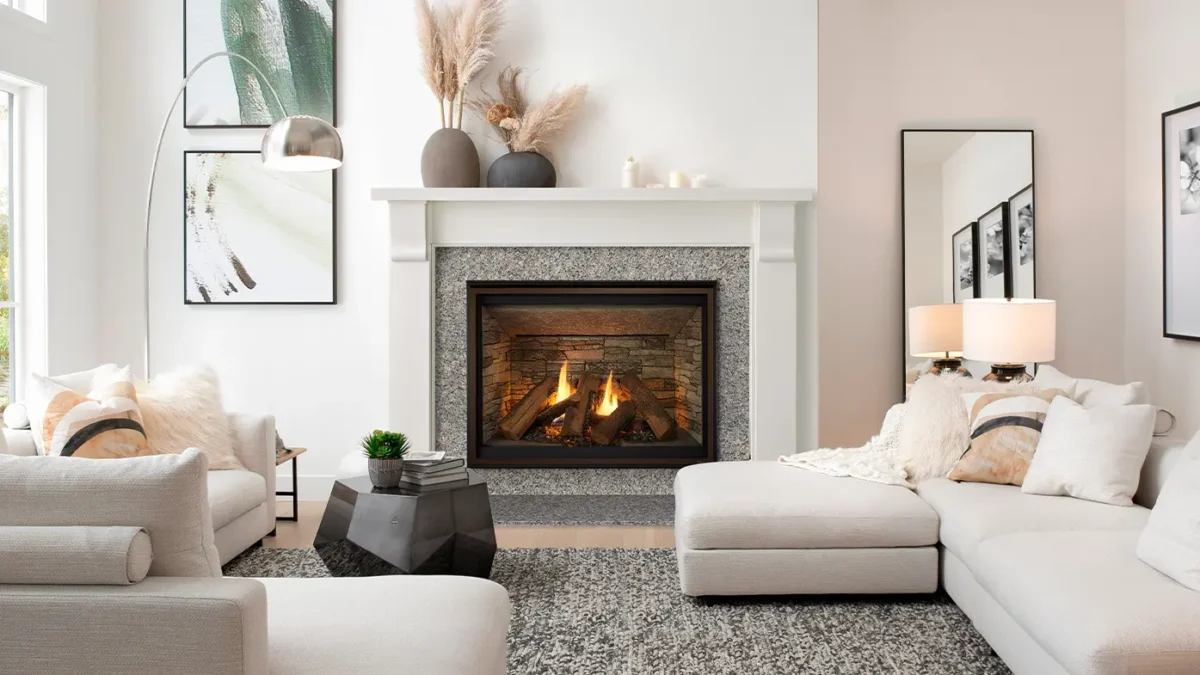 traditional gas fireplace - meridian by majestic