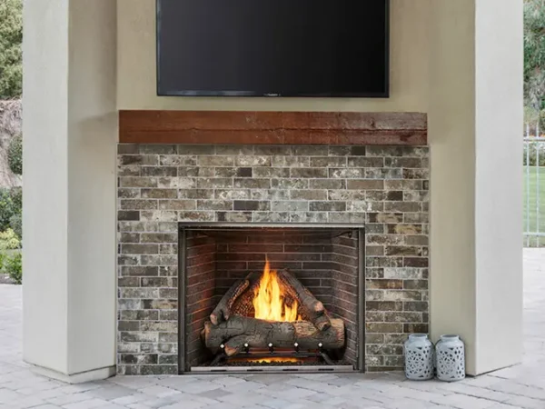 Courtyard Fireplace