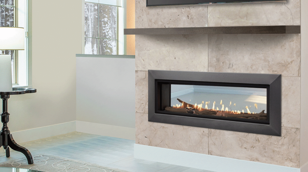 Echelon II See-Through Fireplace