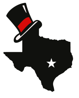 Texas Wearing Chimney Sweep Top Hat